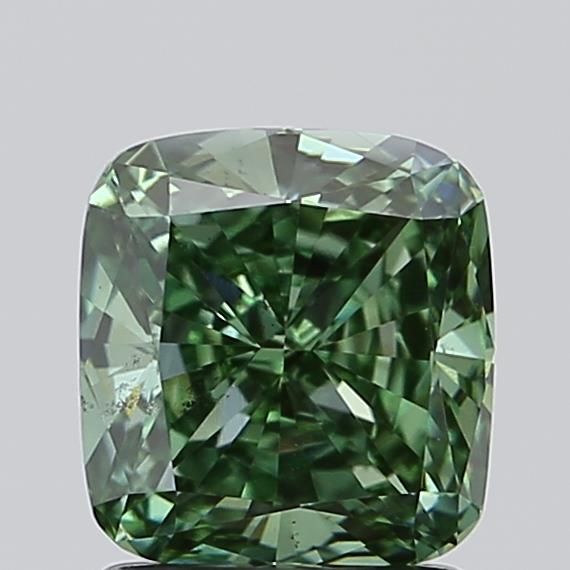 1.51 ct  Colour SI1 Clarity Cushion Shape Coloured Lab Grown Diamond
