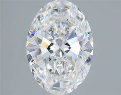 3.06 ct E Colour VVS2 Clarity Oval Shape Lab Grown Diamond
