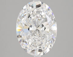 3.01 ct D Colour VVS1 Clarity Oval Shape Lab Grown Diamond