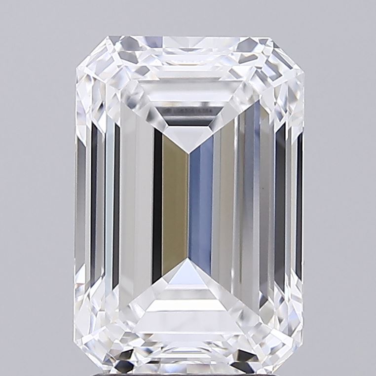 3.0 ct D Colour VVS2 Clarity Emerald Shape Lab Grown Diamond