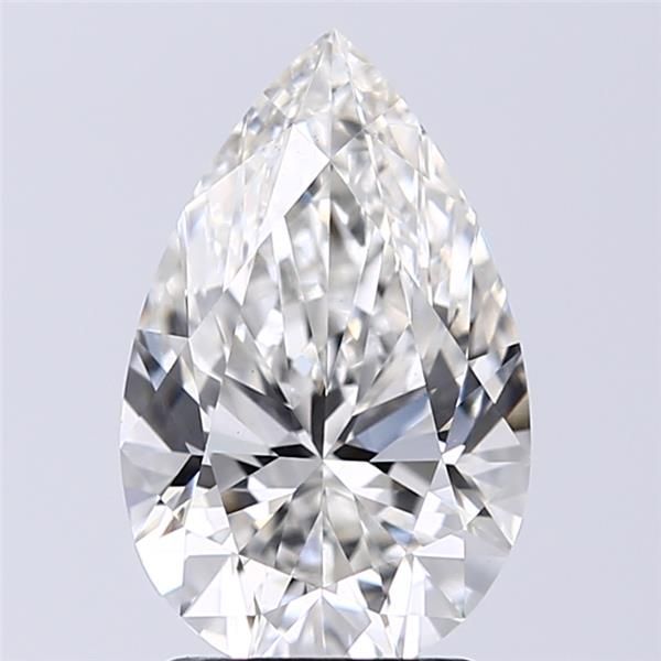 2.2 ct G Colour VS1 Clarity Pear Shape Lab Grown Diamond