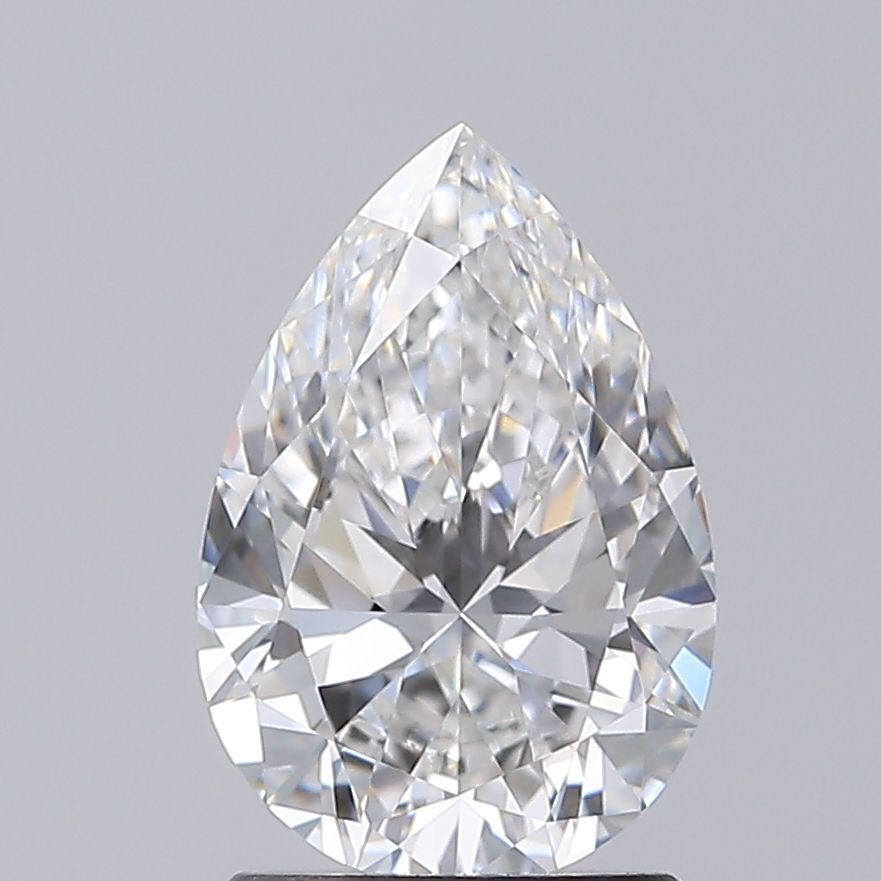 1.5 ct E Colour VVS2 Clarity Pear Shape Lab Grown Diamond
