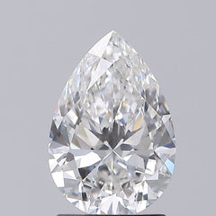 1.5 ct E Colour VVS2 Clarity Pear Shape Lab Grown Diamond