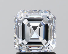 1.57 ct G Colour VVS2 Clarity Asscher Shape Lab Grown Diamond
