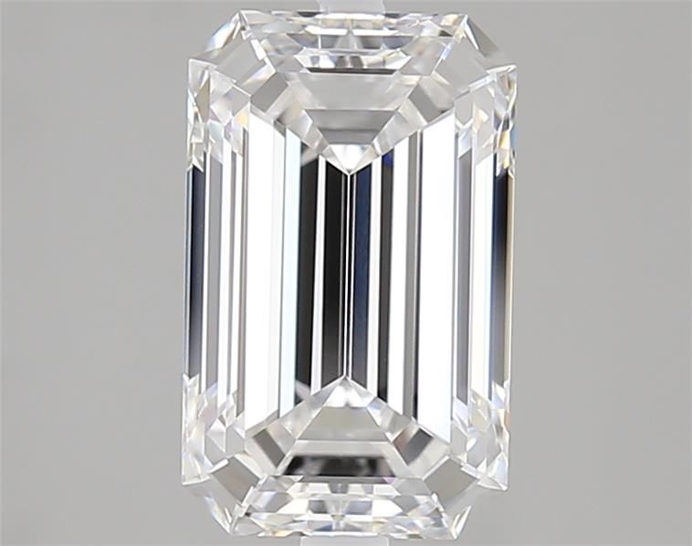 2.83 ct D Colour VVS1 Clarity Emerald Shape Lab Grown Diamond