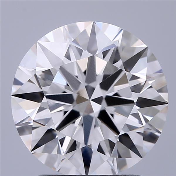 2.81 ct D Colour IF Clarity Round Shape Lab Grown Diamond