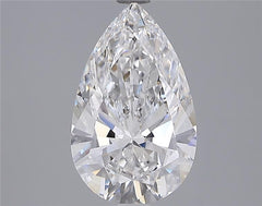 2.7 ct D Colour VVS2 Clarity Pear Shape Lab Grown Diamond