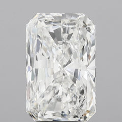 3.54 ct E Colour VVS2 Clarity Radiant Shape Lab Grown Diamond
