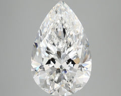 5.07 ct D Colour VS1 Clarity Pear Shape Lab Grown Diamond