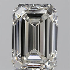 1.56 ct G Colour VVS2 Clarity Emerald Shape Lab Grown Diamond