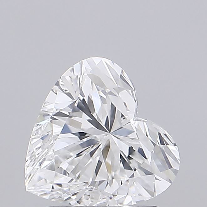 1.51 ct E Colour VVS2 Clarity Heart Shape Lab Grown Diamond