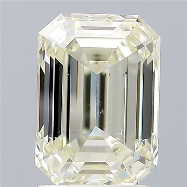 2.0 ct K Colour SI1 Clarity Emerald Shape Natural Diamond
