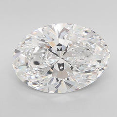 4.07 ct D Colour IF Clarity Oval Shape Lab Grown Diamond