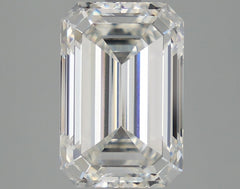 4.16 ct F Colour VVS2 Clarity Emerald Shape Lab Grown Diamond