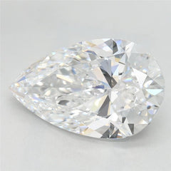 2.76CT Pear Cut Lab Grown Diamond D | FL | GIA Certified