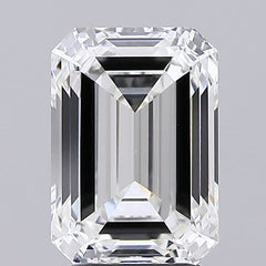 3.11 ct G Colour VVS2 Clarity Emerald Shape Lab Grown Diamond