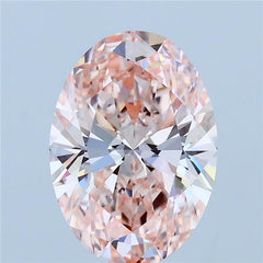 3.01 ct  Colour VVS2 Clarity Oval Shape Coloured Lab Grown Diamond