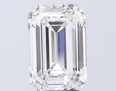 6.09 ct D Colour VVS2 Clarity Emerald Shape Lab Grown Diamond