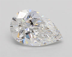 2.0 ct E Colour VVS1 Clarity Pear Shape Lab Grown Diamond