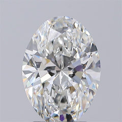 3.04 ct F Colour VVS2 Clarity Oval Shape Lab Grown Diamond