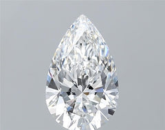 1.0 ct D Colour VS1 Clarity Pear Shape Lab Grown Diamond