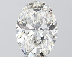 3.1 ct G Colour VVS2 Clarity Oval Shape Lab Grown Diamond