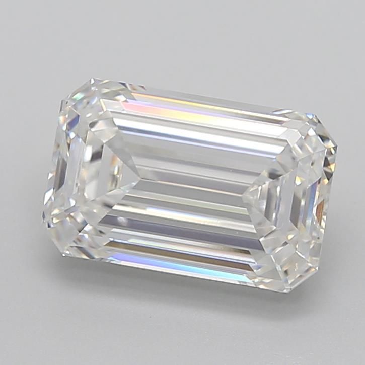 5.53 ct E Colour VVS2 Clarity Emerald Shape Lab Grown Diamond