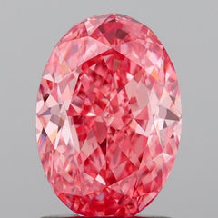 1.6 ct  Colour VVS2 Clarity Oval Shape Coloured Lab Grown Diamond