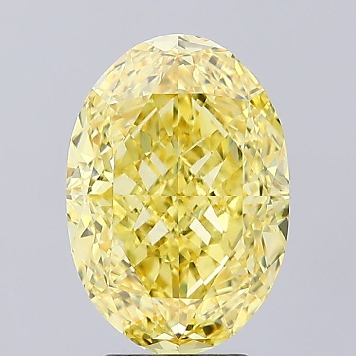 4.6 ct  Colour VVS2 Clarity Oval Shape Coloured Lab Grown Diamond
