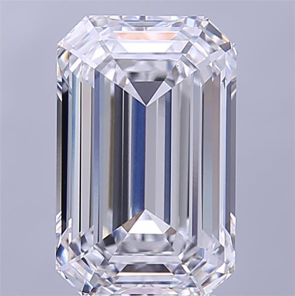 3.65 ct D Colour VVS2 Clarity Emerald Shape Lab Grown Diamond