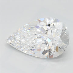 2.03 ct D Colour VVS1 Clarity Pear Shape Lab Grown Diamond