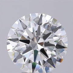 5.06 ct F Colour VVS2 Clarity Round Shape Lab Grown Diamond