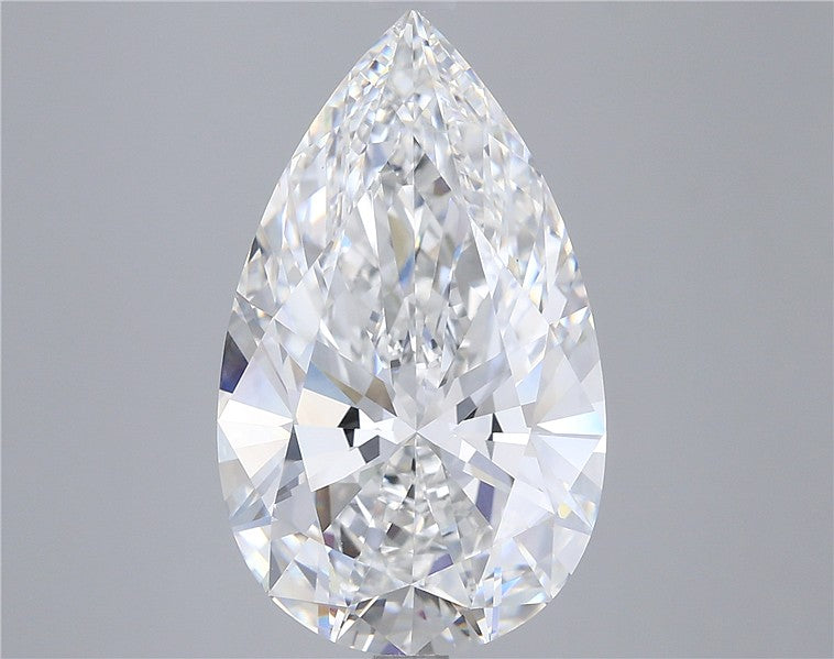 7.04 ct F Colour VVS2 Clarity Pear Shape Lab Grown Diamond