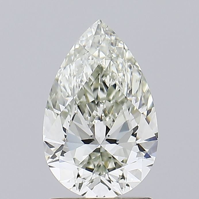 1.52 ct K Colour VVS1 Clarity Pear Shape Natural Diamond