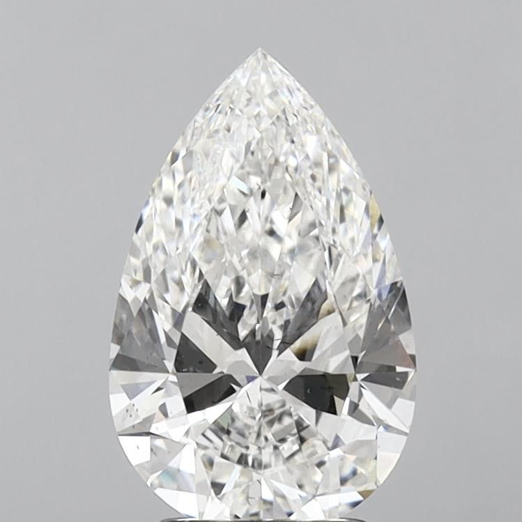 3.01 ct E Colour SI1 Clarity Pear Shape Lab Grown Diamond