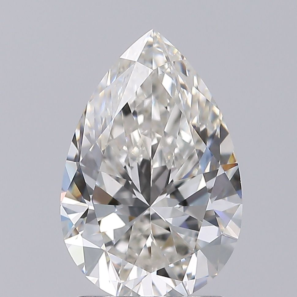 2.0 ct G Colour VVS2 Clarity Pear Shape Lab Grown Diamond
