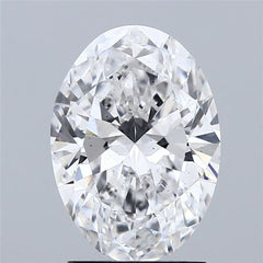 2.14 ct D Colour SI1 Clarity Oval Shape Lab Grown Diamond