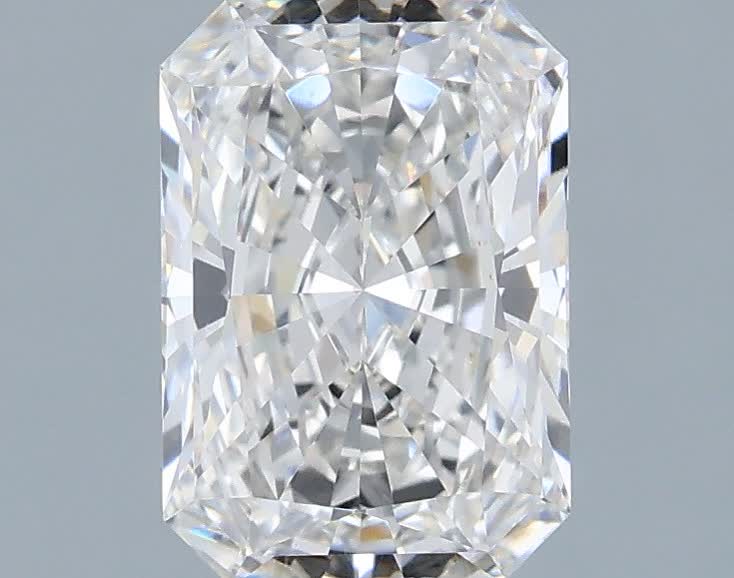 1.59 ct F Colour VVS2 Clarity Radiant Shape Lab Grown Diamond