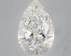 2.1 ct D Colour VVS2 Clarity Pear Shape Lab Grown Diamond