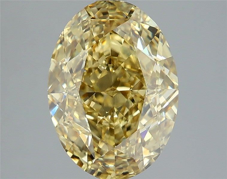 4.03 ct  Colour VS2 Clarity Oval Shape Coloured Lab Grown Diamond