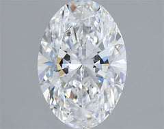 1.64CT Oval Cut Lab Grown Diamond D | VVS1 | IGI Certified