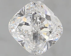 1.59 ct D Colour VVS2 Clarity Cushion Shape Lab Grown Diamond