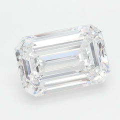 1.95 ct D Colour VVS1 Clarity Emerald Shape Lab Grown Diamond