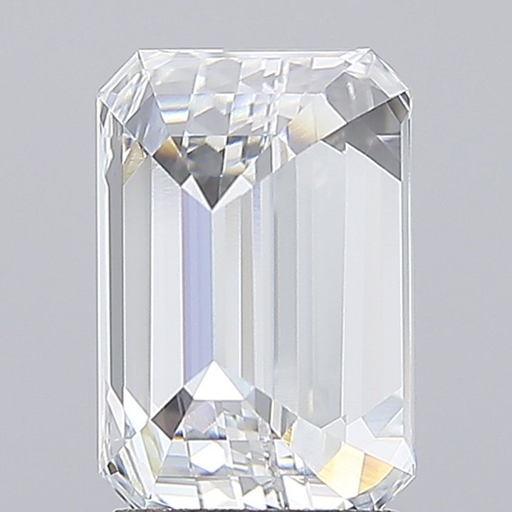 1.51 ct F Colour VVS2 Clarity Emerald Shape Lab Grown Diamond
