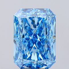5.04 ct  Colour VVS2 Clarity Radiant Shape Coloured Lab Grown Diamond