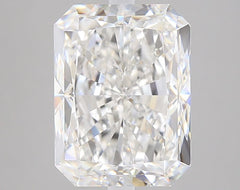 6.09 ct E Colour VVS2 Clarity Radiant Shape Lab Grown Diamond