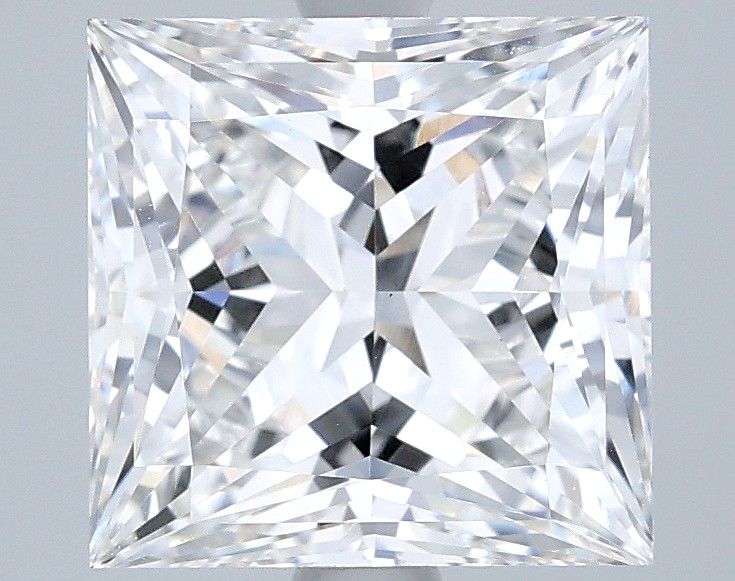 3.57 ct F Colour VVS2 Clarity Princess Shape Lab Grown Diamond