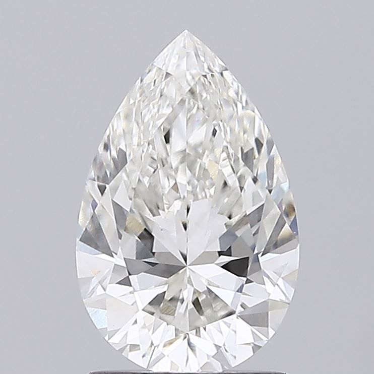 1.51 ct G Colour VVS2 Clarity Pear Shape Lab Grown Diamond