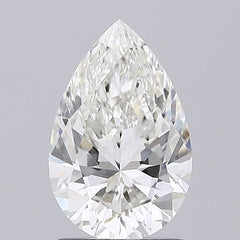 1.51 ct G Colour VVS2 Clarity Pear Shape Lab Grown Diamond