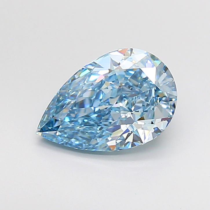 2.1 ct  Colour VVS2 Clarity Pear Shape Coloured Lab Grown Diamond